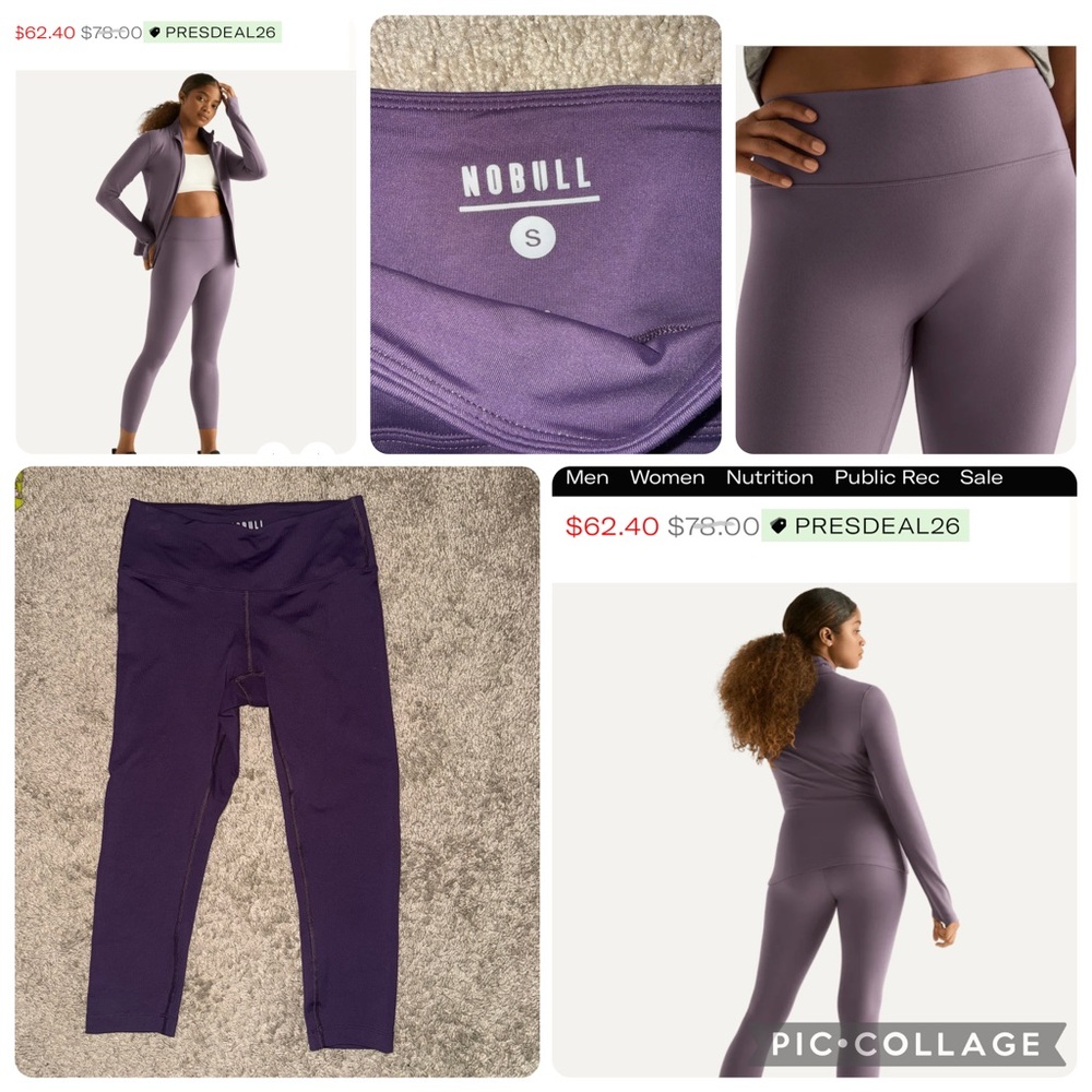 NOBULL Deep Purple Active Leggings